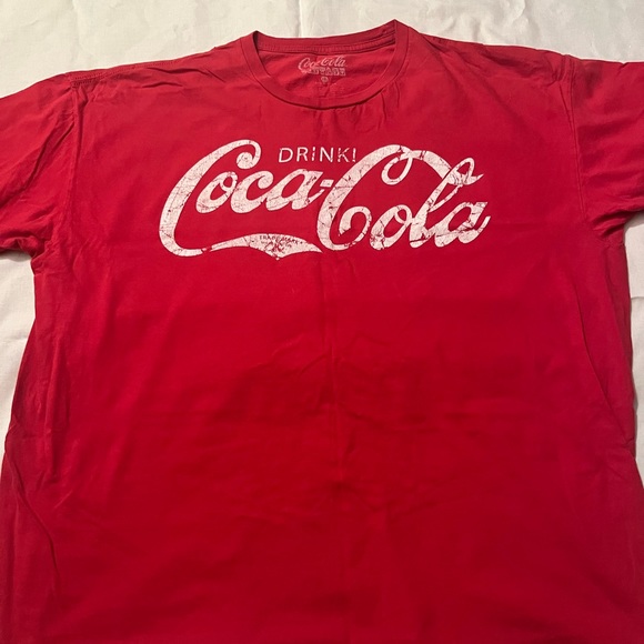 Red Coca Cola T-shirt Vintage - Picture 1 of 2